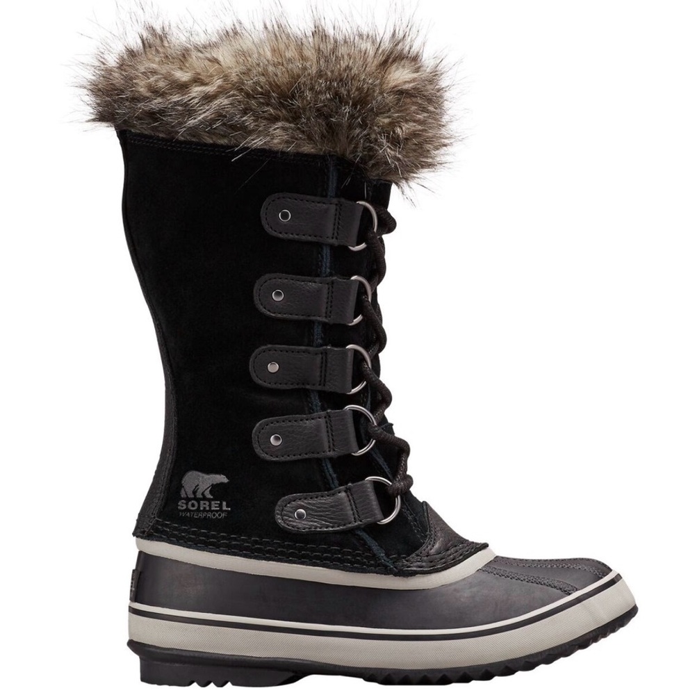 SOREL Joan of Arctic Waterproof Boot Women's Size 10 Black Quarry - Picture 2 of 13